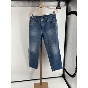 Lucky Brand Mid Rise Authentic Straight Embellished Jeans Size 4